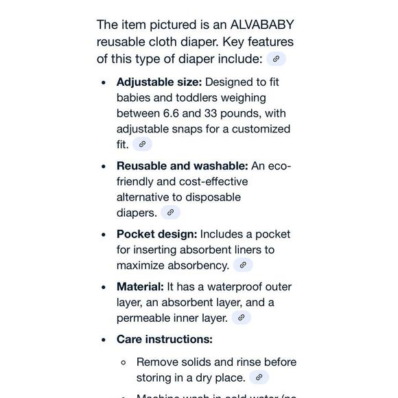 ALVABABY SET OF 4 cloth diapers - NEW - Picture 3 of 4